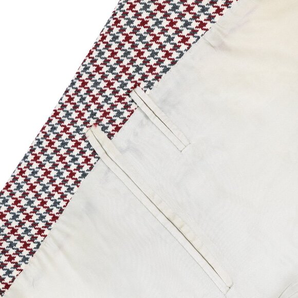 Corneliani (Italy) 80s, Double-Knit Jacquard, High-Twist Yarn - Picture 3 of 10